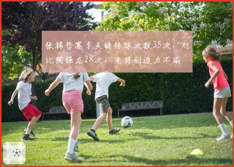 张稀哲赛季关键传球次数35次,对比陶强龙28次,老将创造力不减